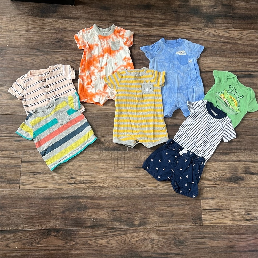 Baby Boy | 3-6 mo | Carter’s/ Gap 8 Item Summer Bundle